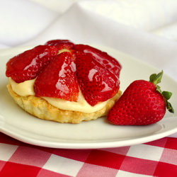 Strawberry Custard Tarts