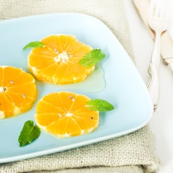 Oranges with Lavender and Mint