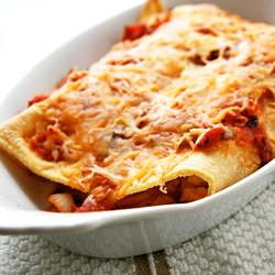 Fire-Roasted Chicken Enchiladas