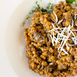Mushroom Barley Risotto