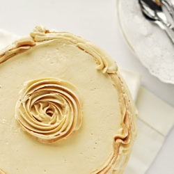 Vanilla Bean Latte Layer Cake