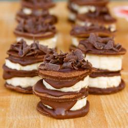 Chocolate Pancake & Banana Tower
