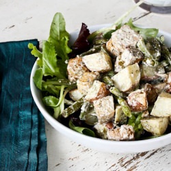 Roasted Tofu Potato Salad