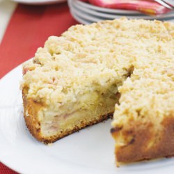 Rhubarb Coffee Cake