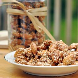 Maple-Sesame Almonds