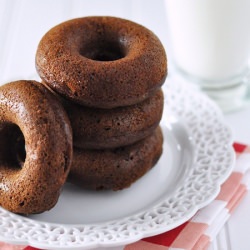 Chocolate Strawberry Muffin Donut