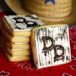Stamped Fondant Cookies