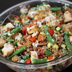Wheatberry Salad w/ Chipotle Chicken