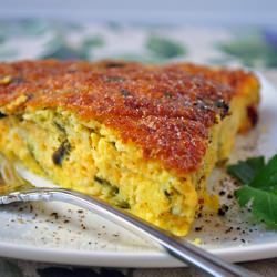 Green Chile Egg Puff