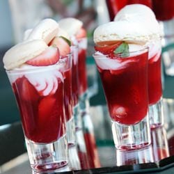 Strawberry Meringue Dessert Shooter