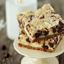 Cookie Dough Cheesecake Bars