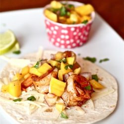 Shrimp Tacos with Mango Salsa