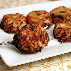 Individual Parmesan Hash Brown Cups