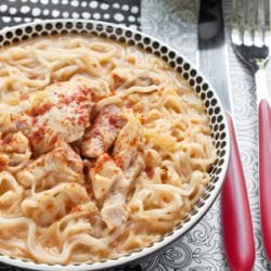Chicken with Paprika Creamy Sauce