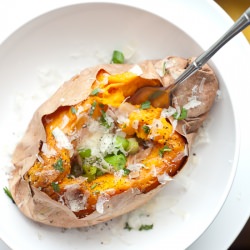 Rosemary Parmesan Sweet Potato