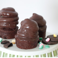 Min Mint Chocolate Cakes