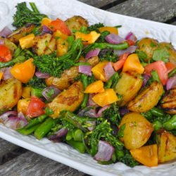Grilled Potato & Broccolini Salad