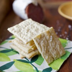 Sea Salt and Pepper Crackers
