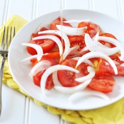 Tomato Onion Salad from Portugal