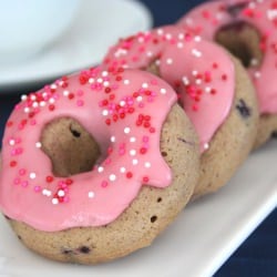 Blueberry Pomegranate Donuts