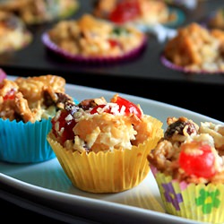 Fruitcake Coconut Cookies