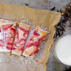 Strawberry Meyer Lemon Bars