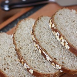 Whole Wheat Banana Oat Yeast Bread
