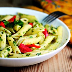 No Cook Herb Pasta Sauce
