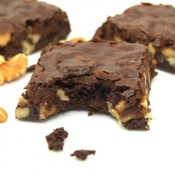 Cocoa Brownies with Browned Butter