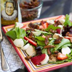 Strawberry and Candied Pecan Salad