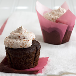 Chocolate & Raspberry Cupcakes
