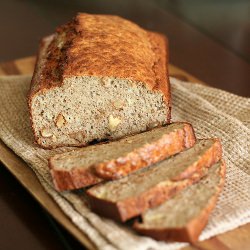 Walnut, Carob and Banana Bread