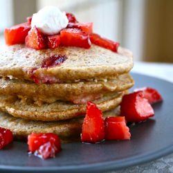 Strawberry & Goat Cheese Pancakes