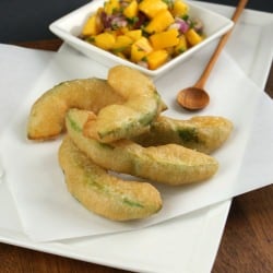 Beer Battered Fried Avocado Wedges