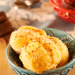 Orange Frozen Yogurt