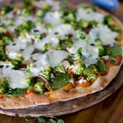 Prosciutto Broccoli & Spinach Pizza
