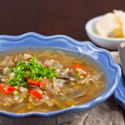 Brown Rice & Vegetable Soup