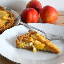 Imperfect Peach Tart
