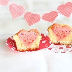 Vanilla Cupcakes w/ A Surprise