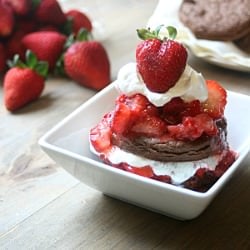 Chocolate Strawberry Shortcakes
