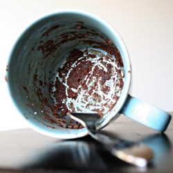 Brownie Cake in a Mug