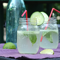 Cucumber & Basil Spritzers