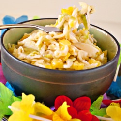 Hawaiian Pineapple Coleslaw