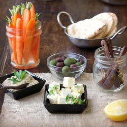 Baba Ganoush and Marinated Feta