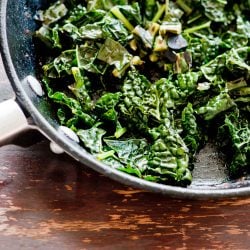 Braised Greens with Butter
