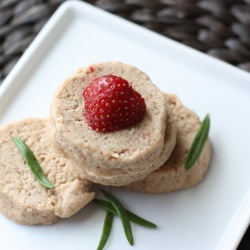 Strawberry Rosemary Shortbread