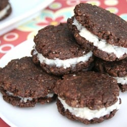 Coconut Cream Sandwich Cookies