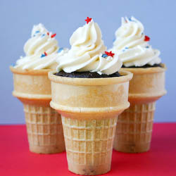 Ice Cream Cone Cupcakes