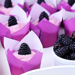 Lemon Blackberry Cupcakes