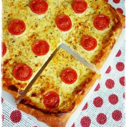 Pie with Ricotta Cheese and Tomatoes